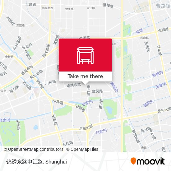 锦绣东路申江路 map
