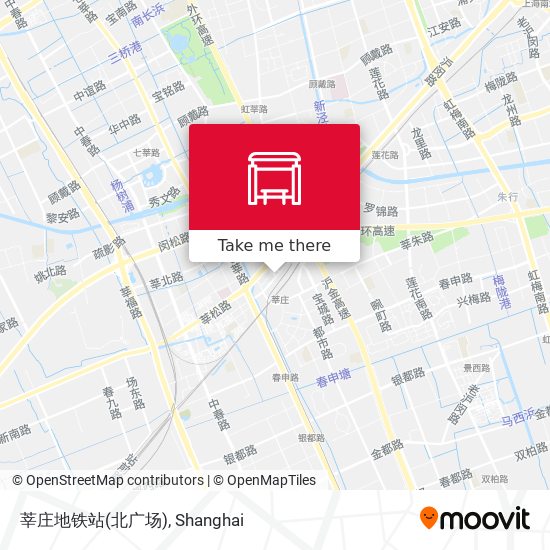 莘庄地铁站(北广场) map