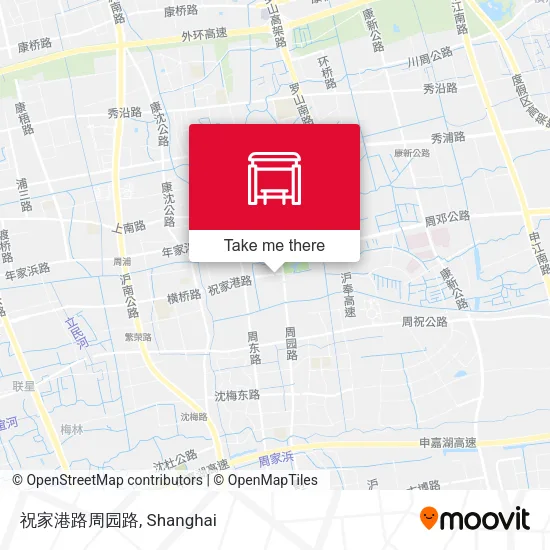 祝家港路周园路 map