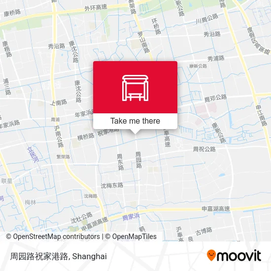 周园路祝家港路 map