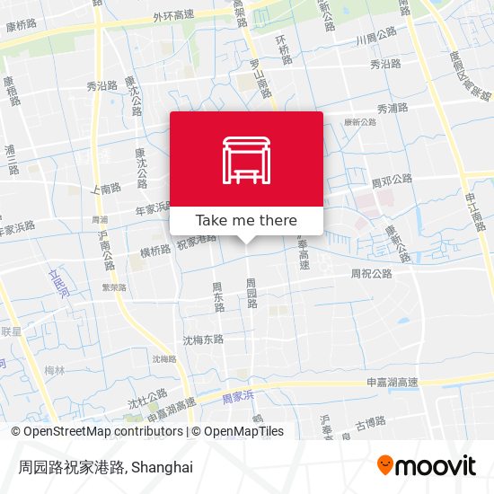 周园路祝家港路 map