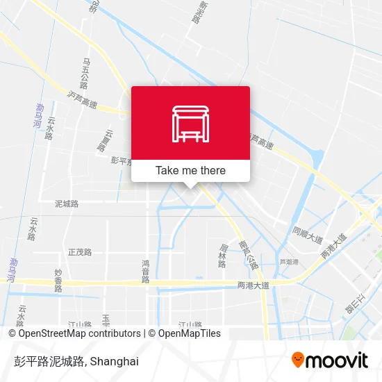 彭平路泥城路 map