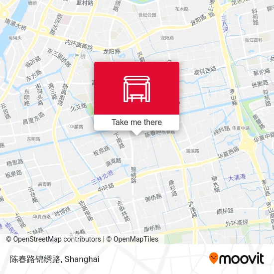 陈春路锦绣路 map