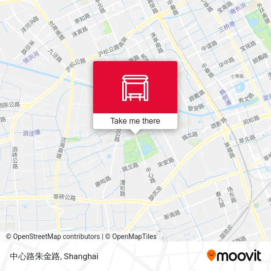 中心路朱金路 map