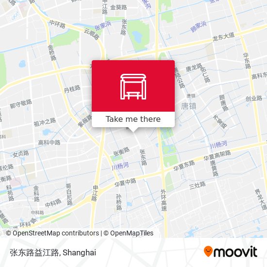 张东路益江路 map
