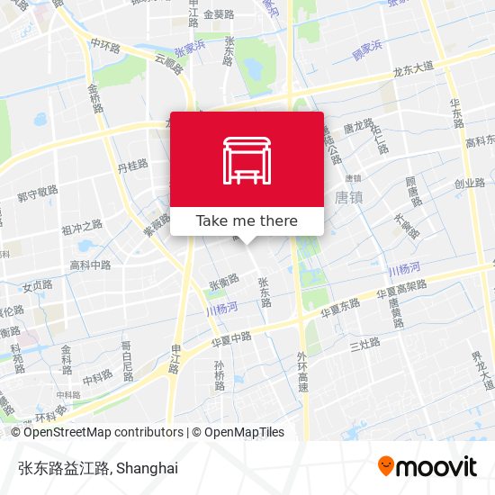 张东路益江路 map