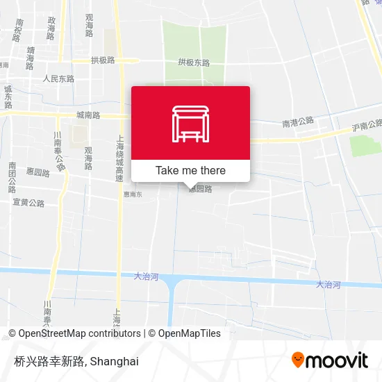 桥兴路幸新路 map