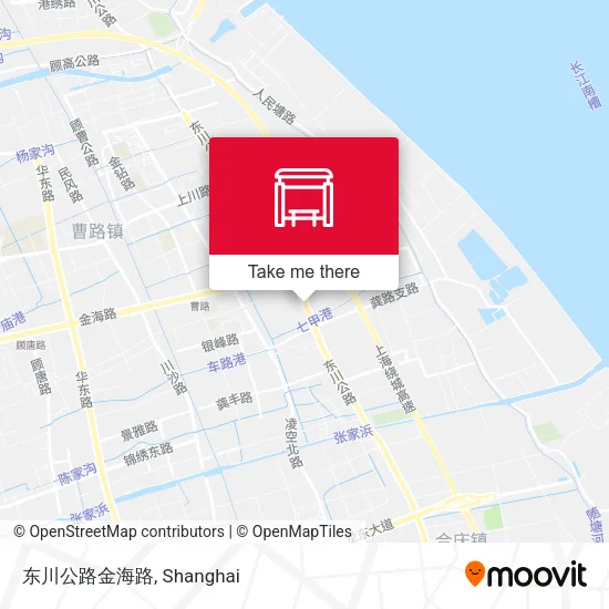 东川公路金海路 map