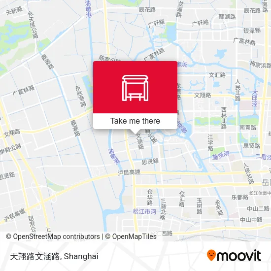 天翔路文涵路 map