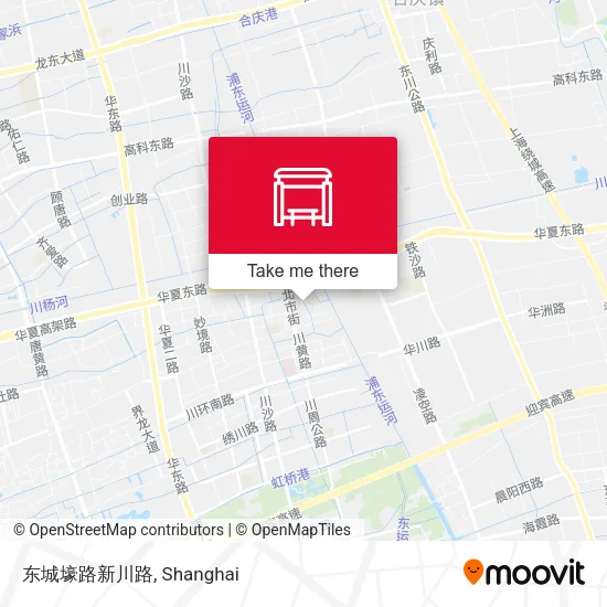 东城壕路新川路 map