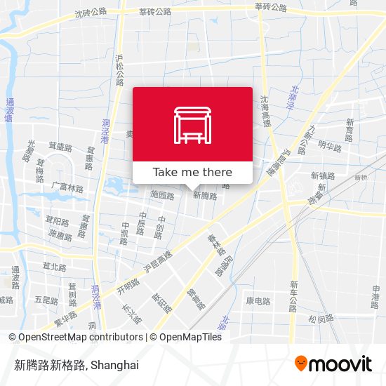新腾路新格路 map