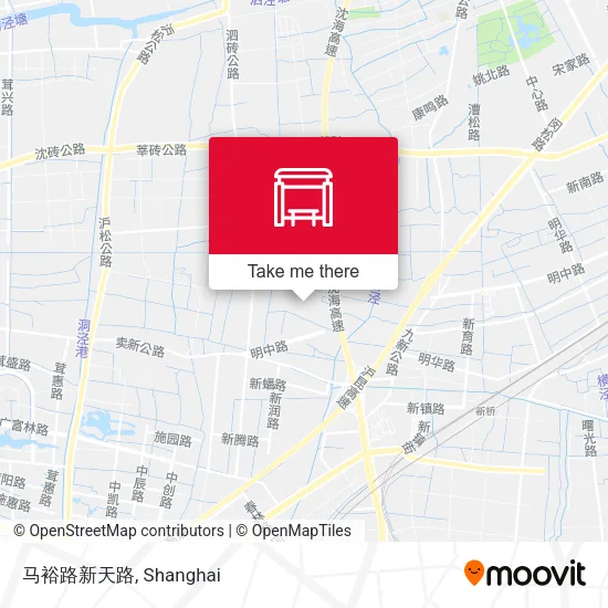 马裕路新天路 map