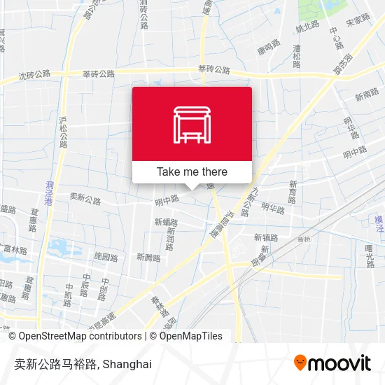 卖新公路马裕路 map