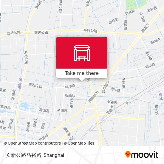 卖新公路马裕路 map