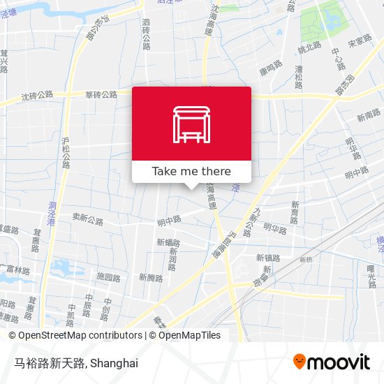 马裕路新天路 map
