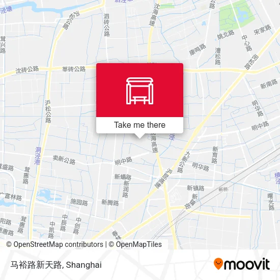 马裕路新天路 map