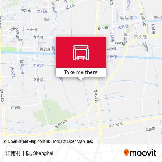 汇南村十队 map
