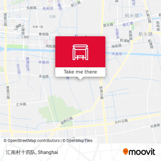 汇南村十四队 map