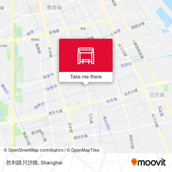 胜利路川沙路 map