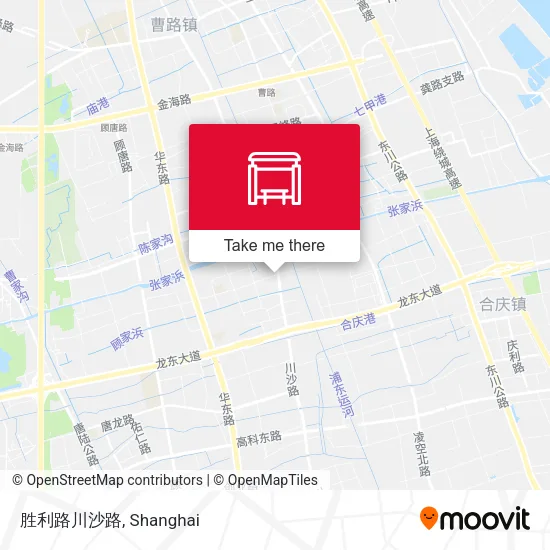 胜利路川沙路 map