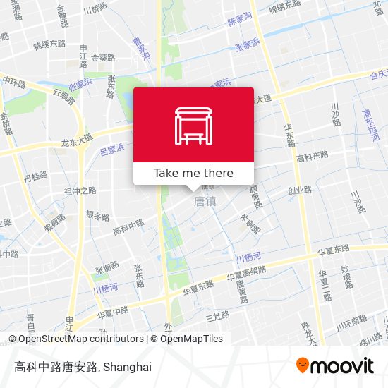 高科中路唐安路 map