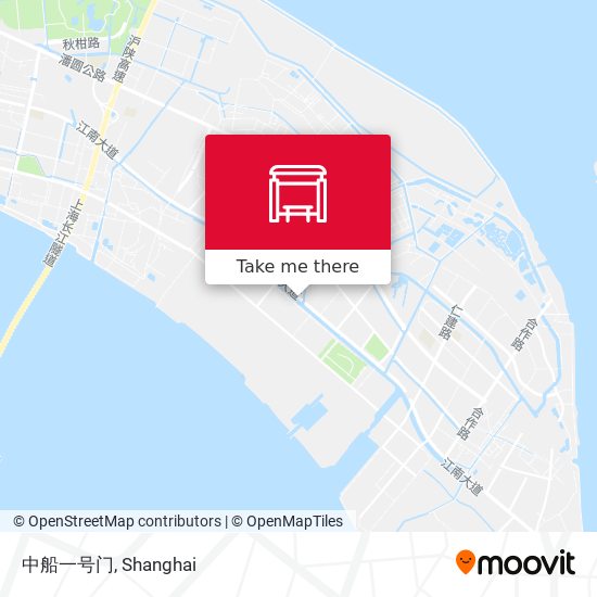 中船一号门 map