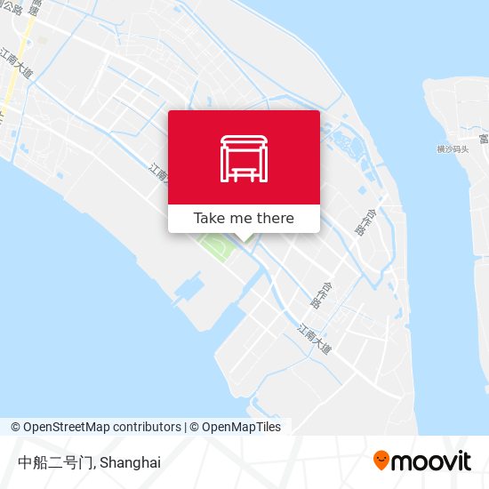 中船二号门 map