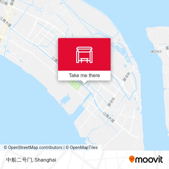 中船二号门 map