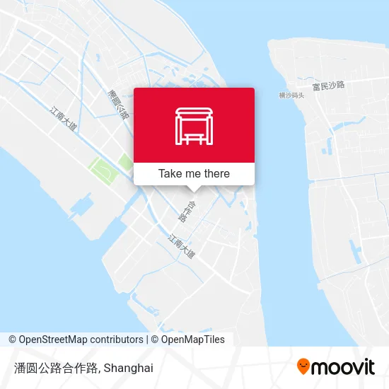 潘圆公路合作路 map