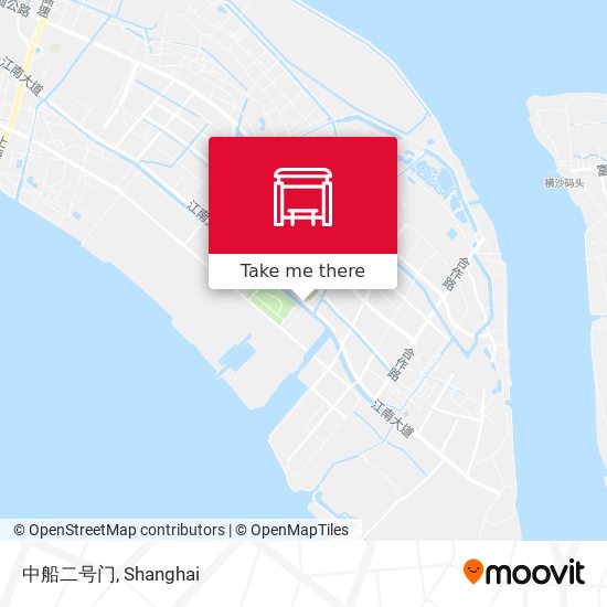 中船二号门 map