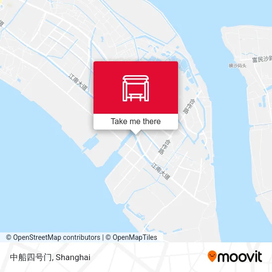 中船四号门 map
