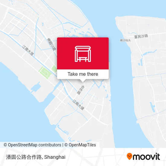 潘圆公路合作路 map