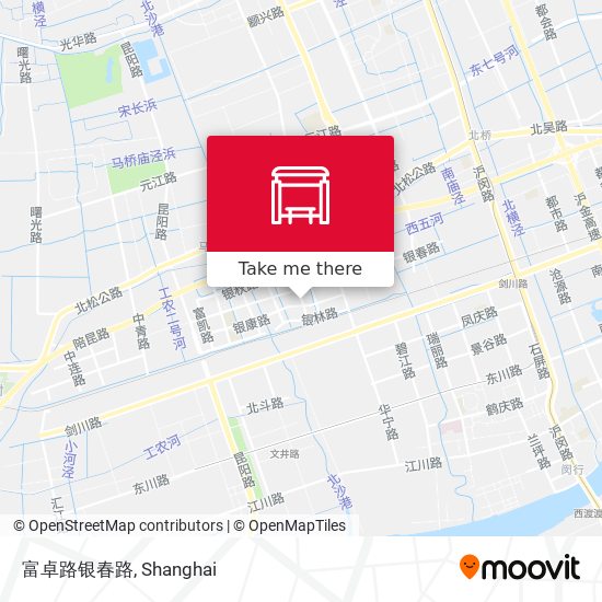 富卓路银春路 map