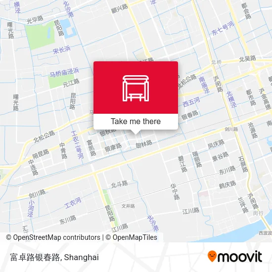 富卓路银春路 map