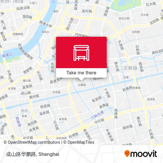 成山路华鹏路 map