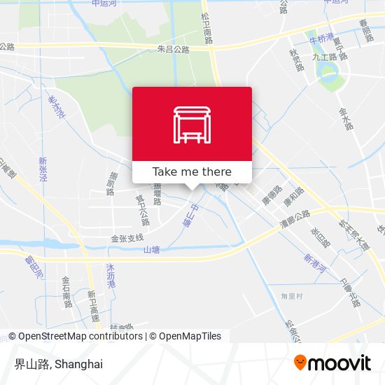 界山路 map