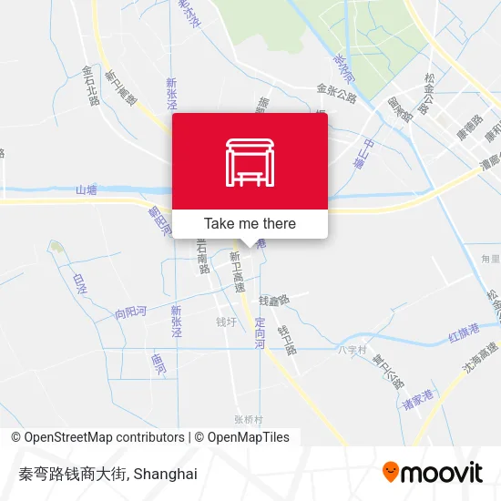 秦弯路钱商大街 map