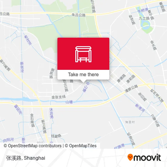 张溪路 map