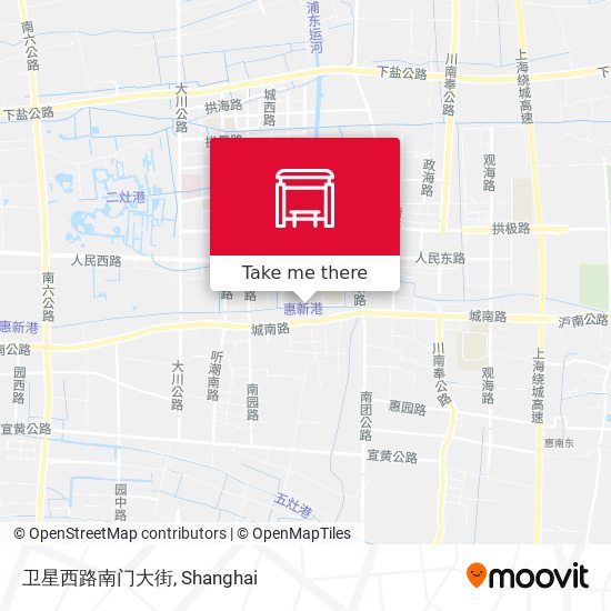 卫星西路南门大街 map