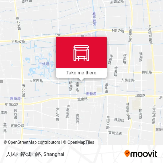 人民西路城西路 map
