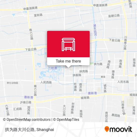 拱为路大川公路 map