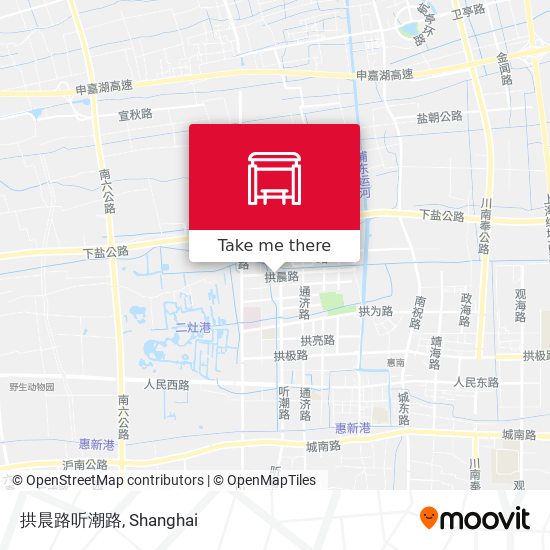 拱晨路听潮路 map
