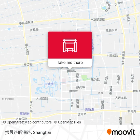 拱晨路听潮路 map