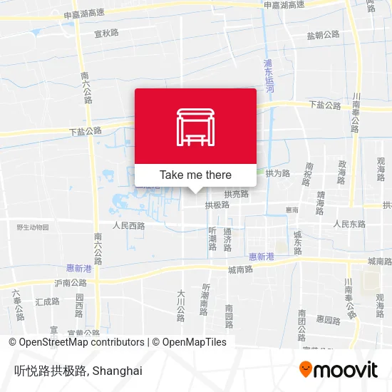 听悦路拱极路 map
