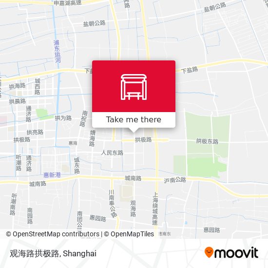 观海路拱极路 map
