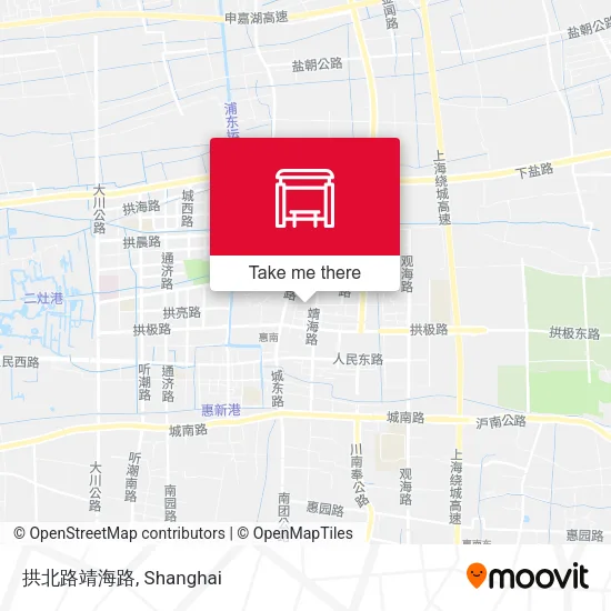 拱北路靖海路 map