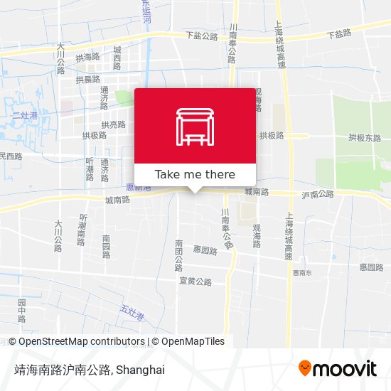 靖海南路沪南公路 map