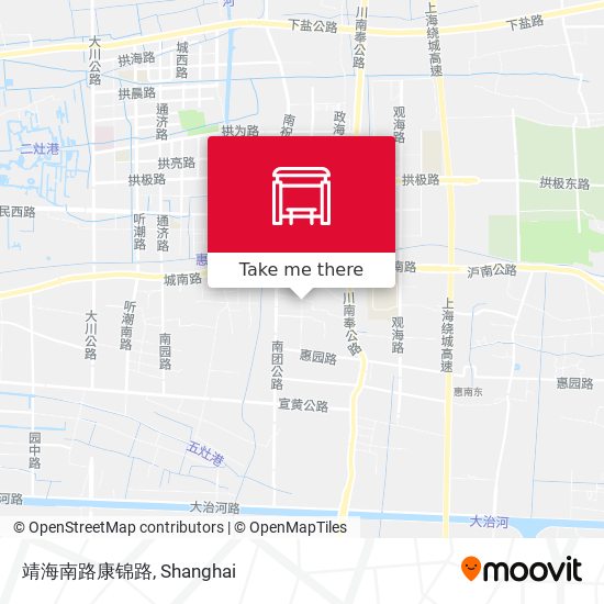靖海南路康锦路 map
