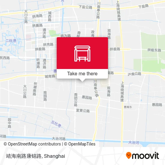 靖海南路康锦路 map