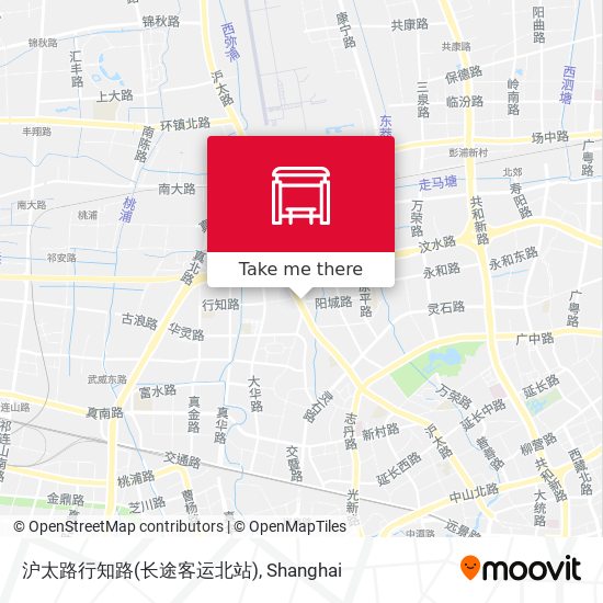 沪太路行知路(长途客运北站) map